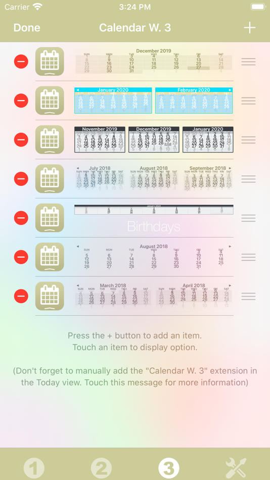 #5. Calendar Widget (iOS) Podle: Francis Bonnin