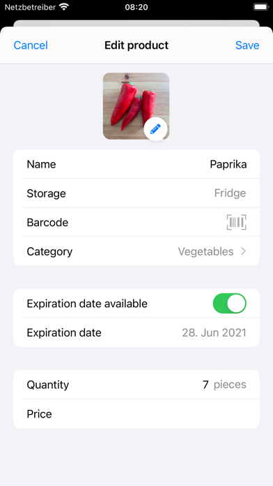 FoodShiner: Pantry Companion Screenshot