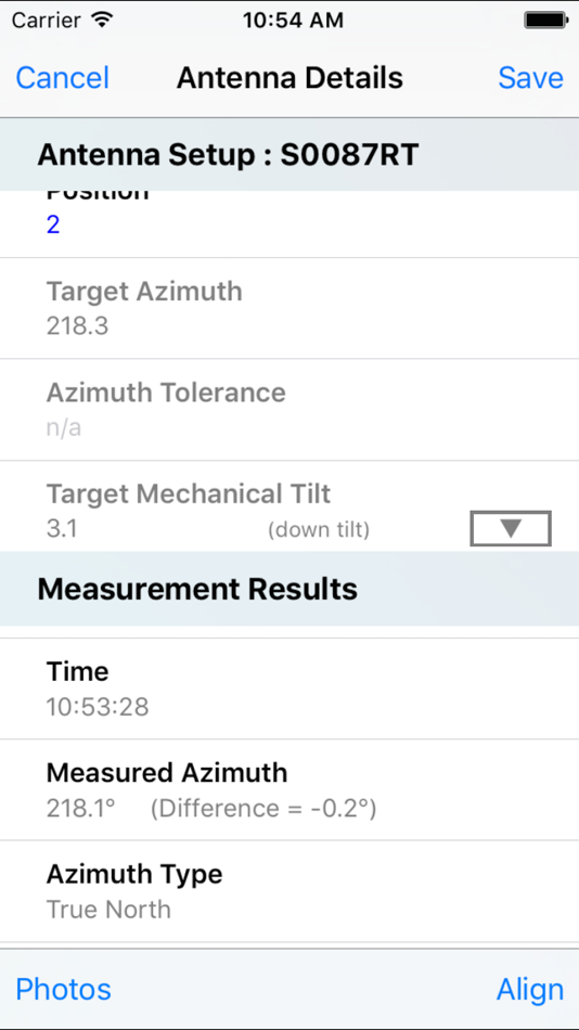 #3. Smart Aligner (iOS) By: Multiwave Sensors Inc.