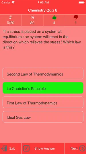 College Chemistry Quiz screenshot 3