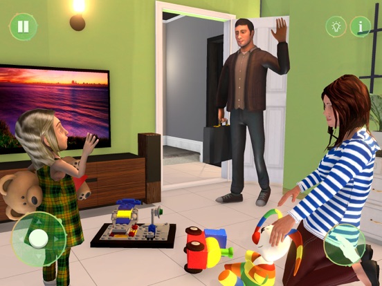 Virtual Mom and Dad Simulator iPad screenshot 5 - Games app