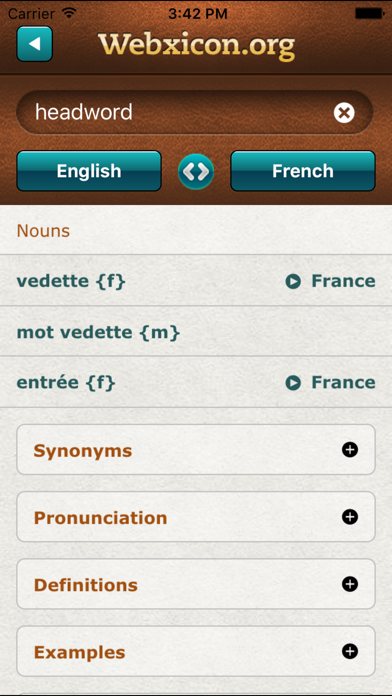Webxicon.org iPhone screenshot 2 - Reference app