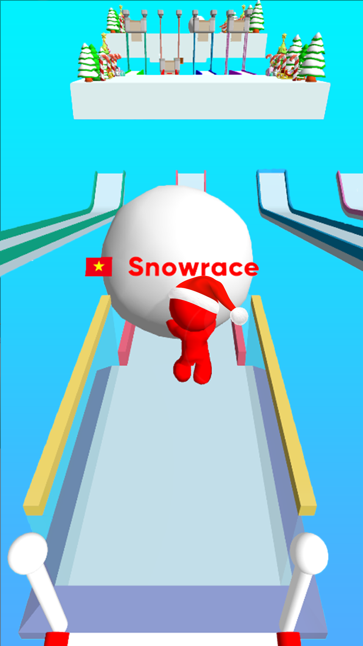 Snow Race 3D™: Fun Xmas Racing screenshot 5