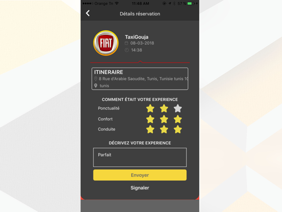 Screenshot #5 pour Taxi Proxi : Commander course