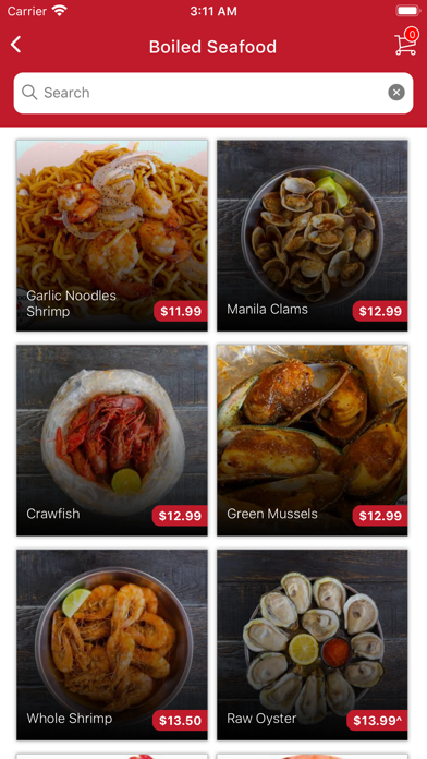Seafood and Crawfish Screenshot