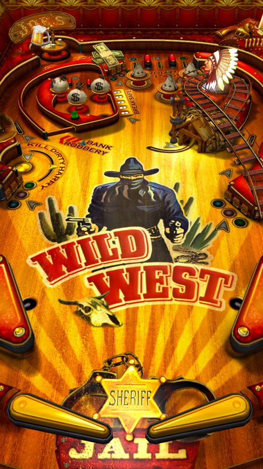 #3. Wild West Pinball (iOS) 由: BrainVault Games, LLC