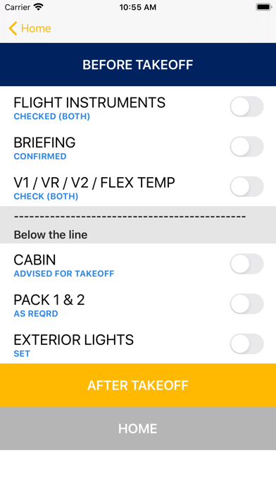 A380 Checklist Screenshot