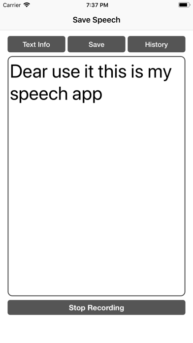 Screenshot #3 pour Save Speech