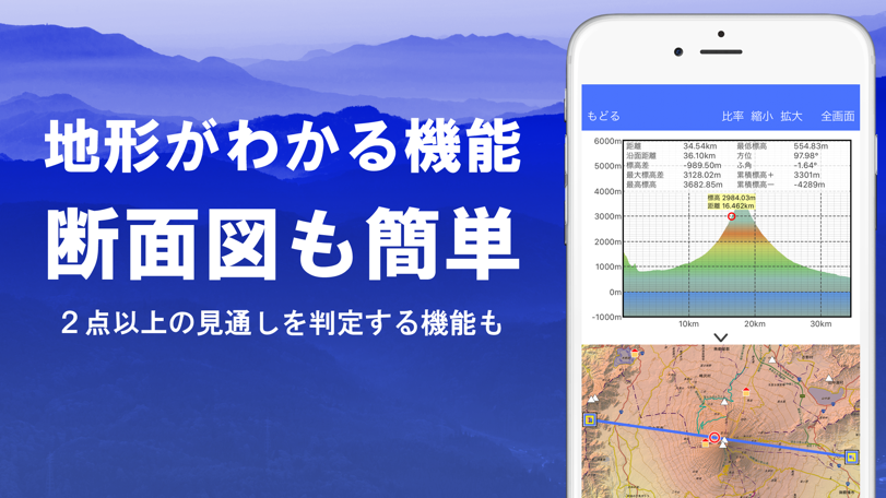 スーパー地形 App Store screenshot 2
