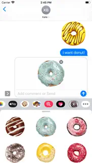 donuts tasty stickers iphone screenshot 1