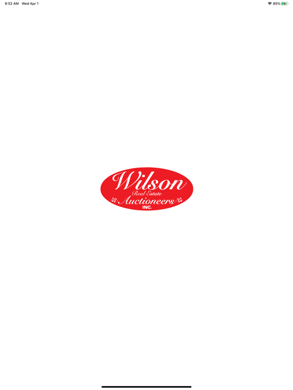 Wilson Auctioneers iPad screenshot 1 - Business app