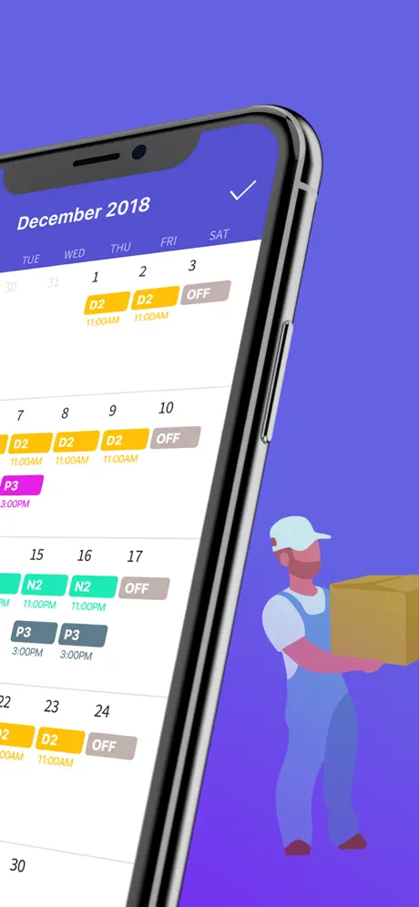 Spoke Shift: Turnos de trabajo