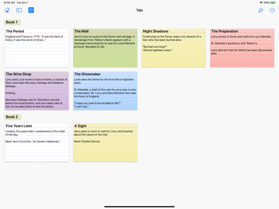 Storyist 4 iPad screenshot 5 - Productivity app