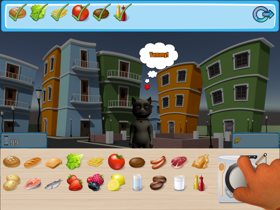 Talking Cat Leo Ice Fun iPad screenshot