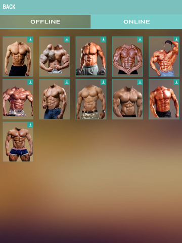AI Body Builder : Muscle Photo iPad screenshot 5 - Photo & Video app