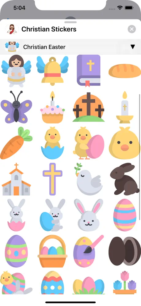 Christian Stickers App