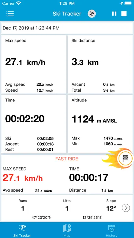 EXA SKI Tracker Premium Gold screenshot 7 of 9