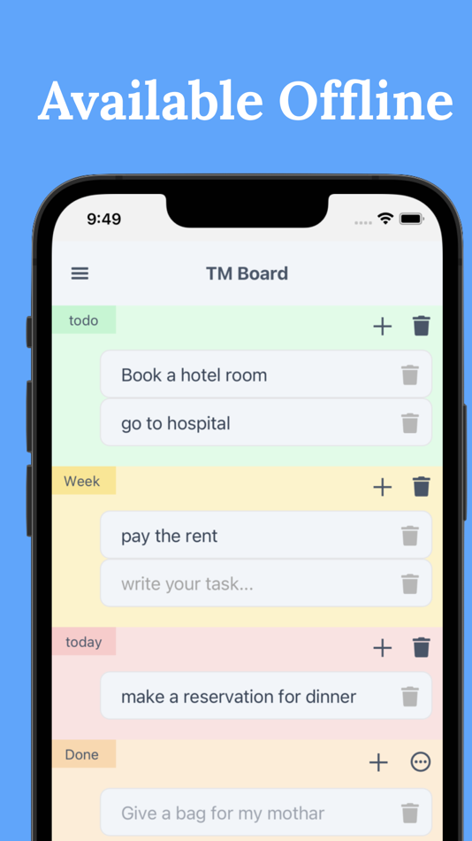 #6. Task Management Board (iOS) 由: narito hojo