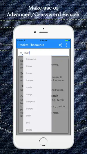 Pocket Thesaurus screenshot 3