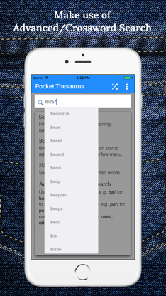 Pocket Thesaurus screenshot 3