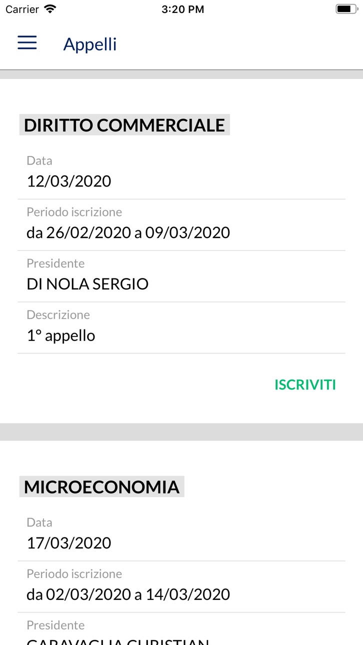 iPhone screenshot