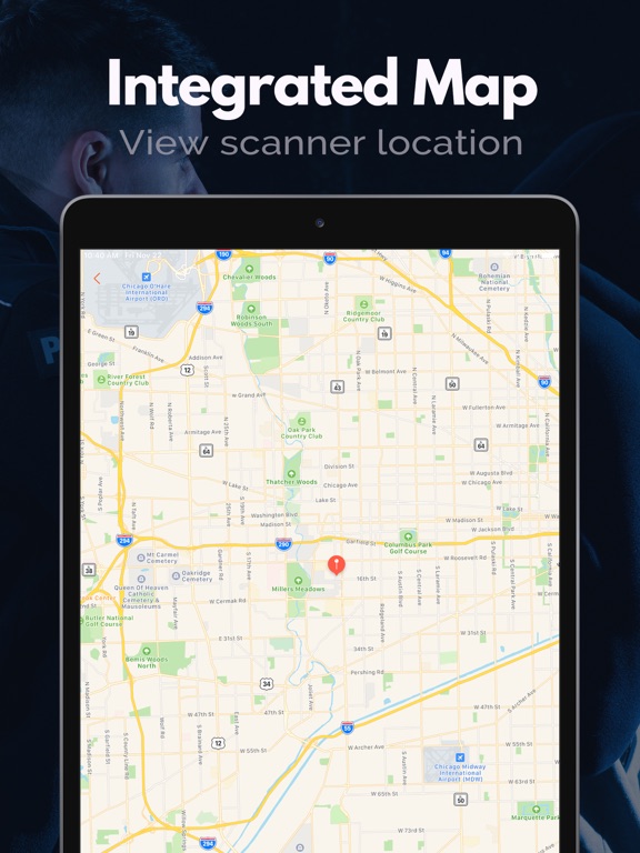 Police Scanner: Fire Radio iPad screenshot 6 - News app