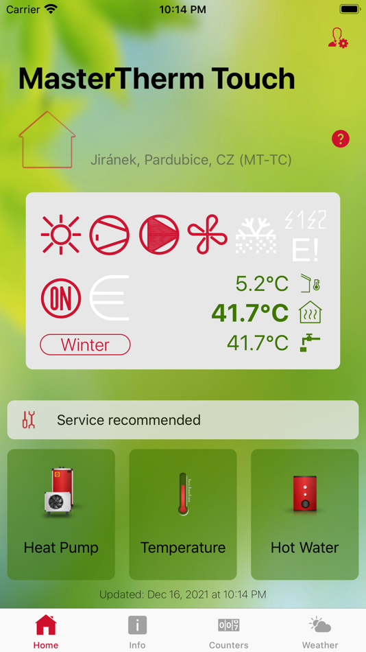 #2. MasterTherm Touch (iOS) Podle: Neoware s.r.o.