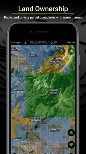 BaseMap: 3D Hunting Maps & GPS screenshot 1