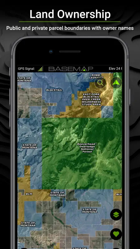 BaseMap: 3D Hunting Maps & GPS screenshot 1 of 10