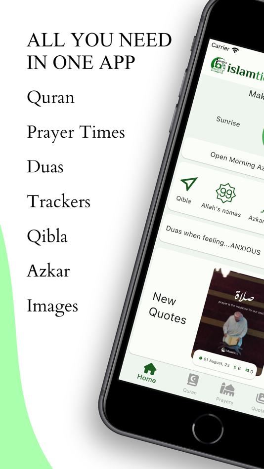 #1. Islamtics: Quran, Qibla & Azan (iOS) 来自: islam elsharkawy