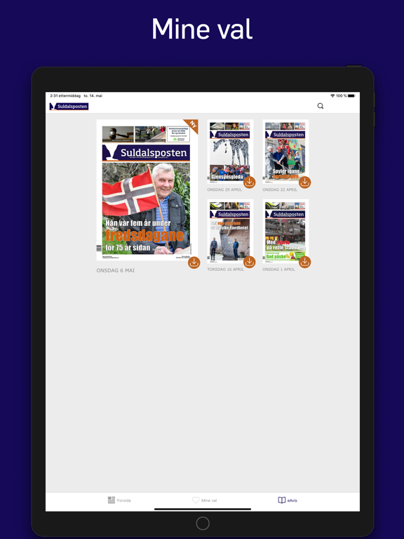 Suldalsposten iPad screenshot 4 - News app