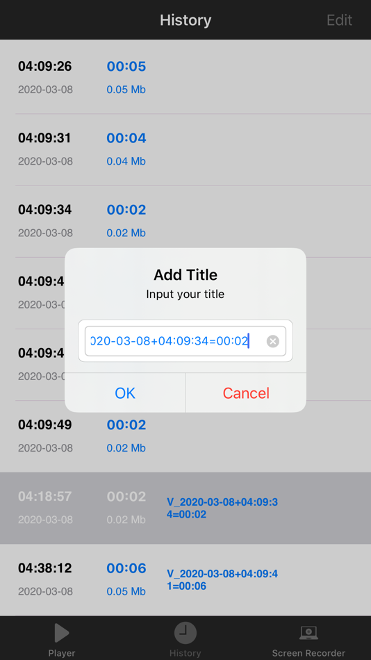 #5. Voice Recorder,Screen Recorder (iOS) Podle: Milad Fakhr
