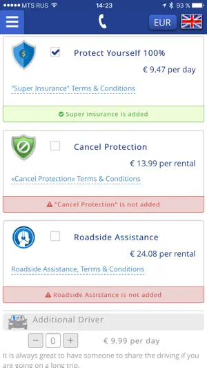 Bookingcar – car hire app screenshot 4