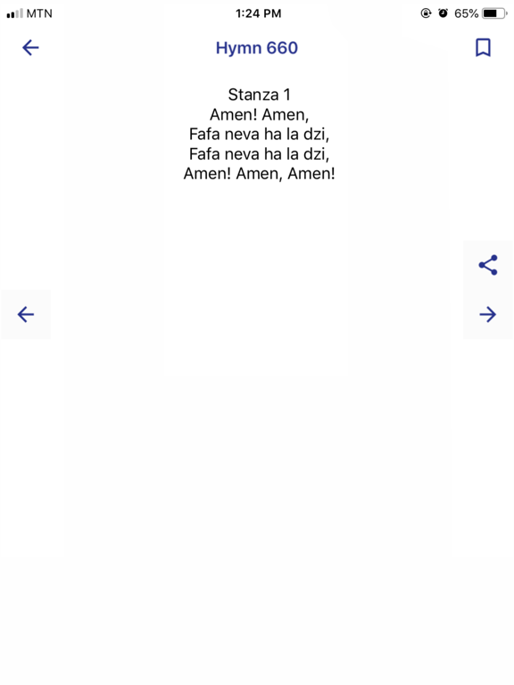 E.P.C Ewe Hymnal iPad screenshot 4 - Book app