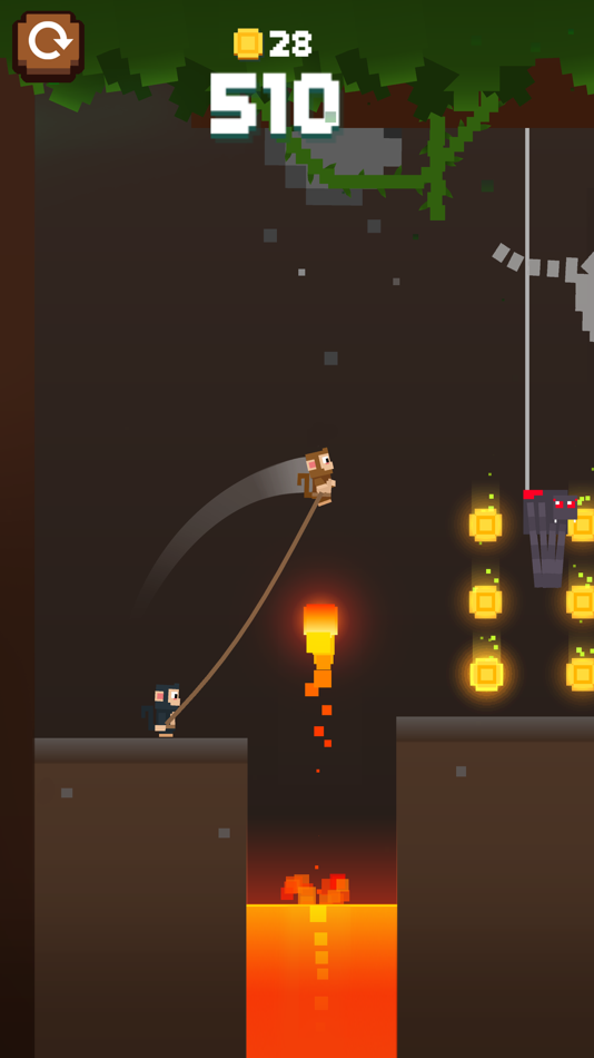 #4. Monkey Ropes (iOS) 由: PlaySide