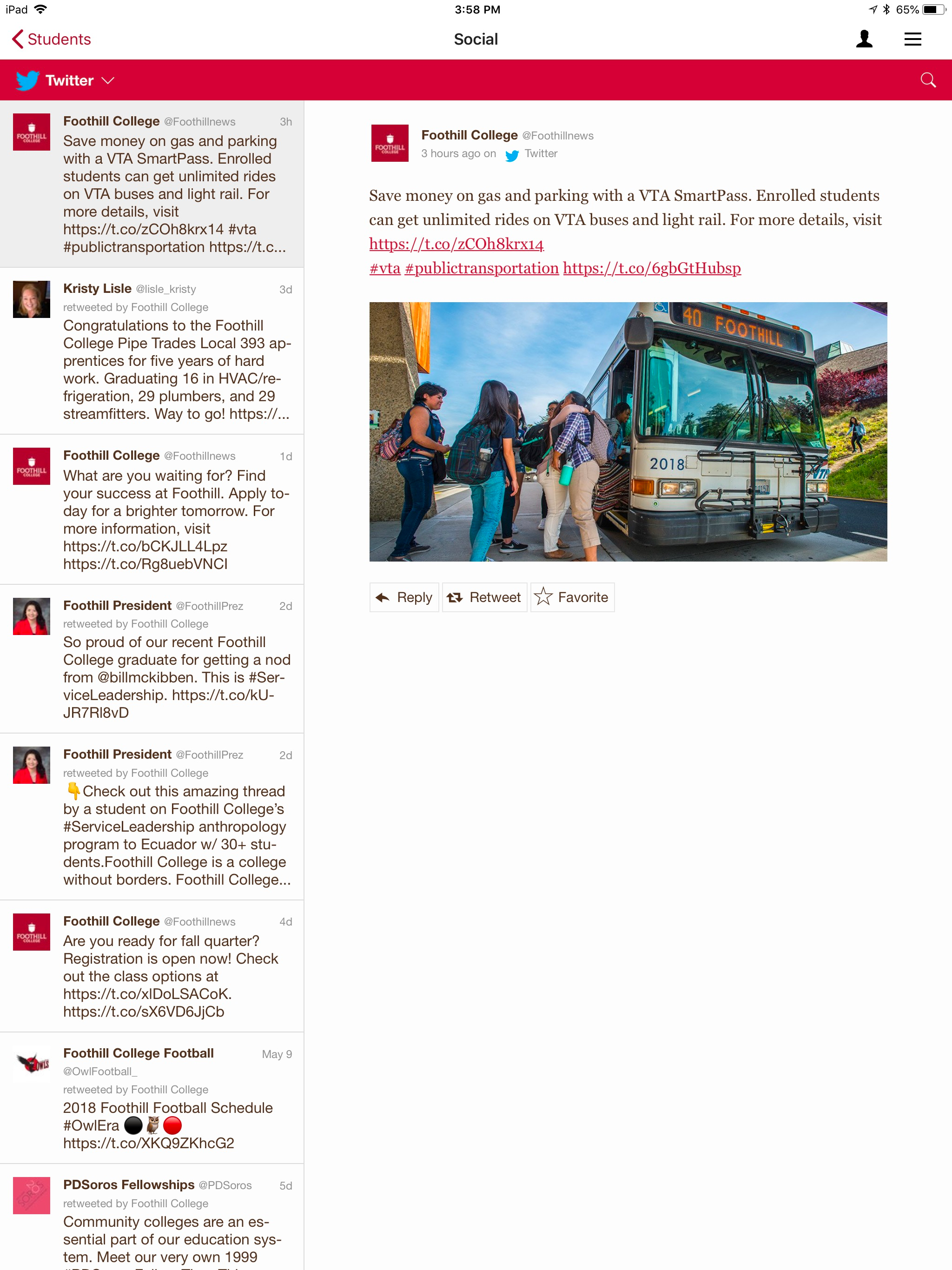 Foothill College Mobile