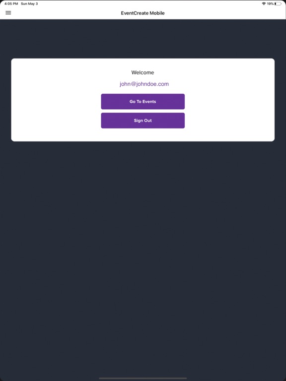 App screenshot