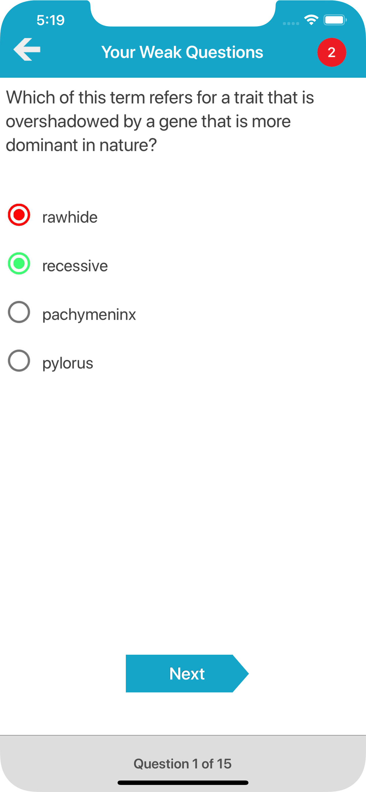 Vet Terminology Quizzes screenshot 9