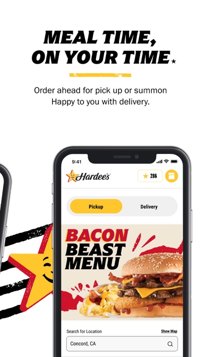 Hardee's Mobile Ordering Screenshot