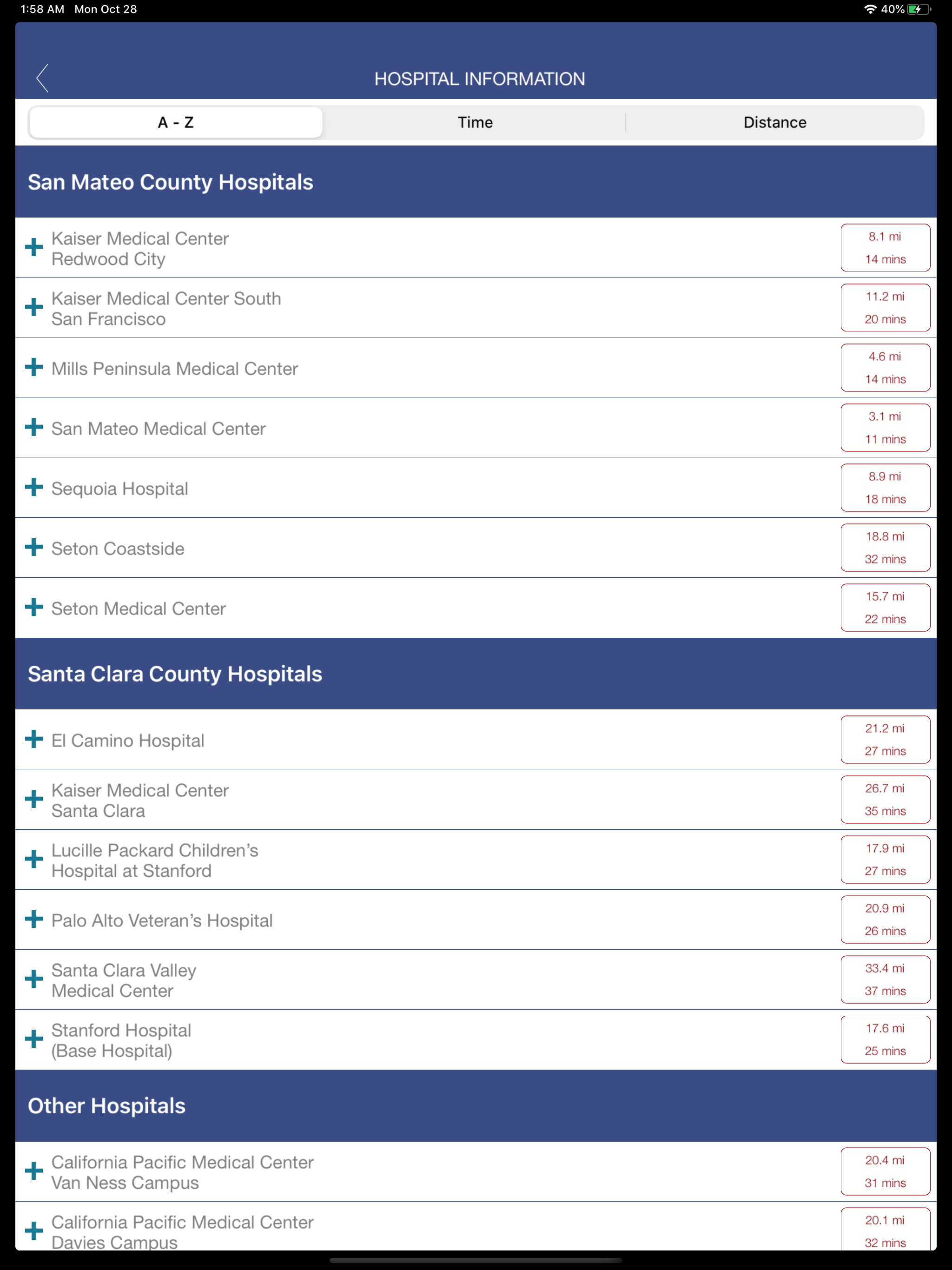 San Mateo EMS screenshot 9