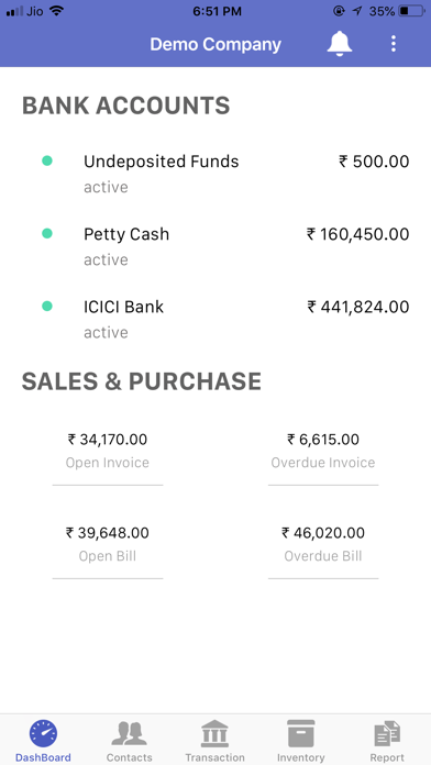 Screenshot #1 pour Zybra - GST Accounting App