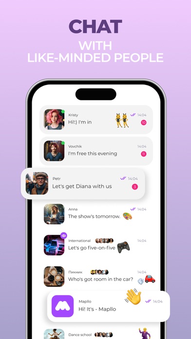 Mapllo: Dating & Meetups Screenshot