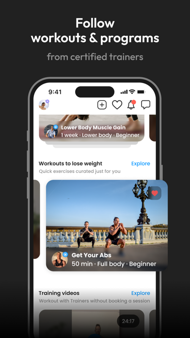 bim - fitness home workouts Screenshot