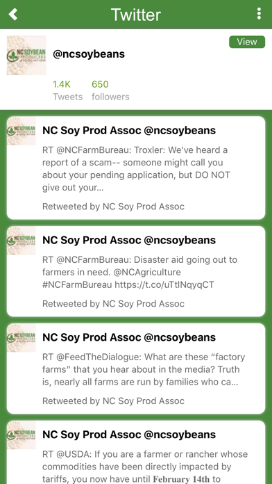 Screenshot #1 pour NC Soybeans