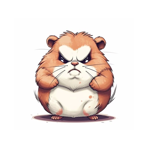 Angry Gerbil Stickers