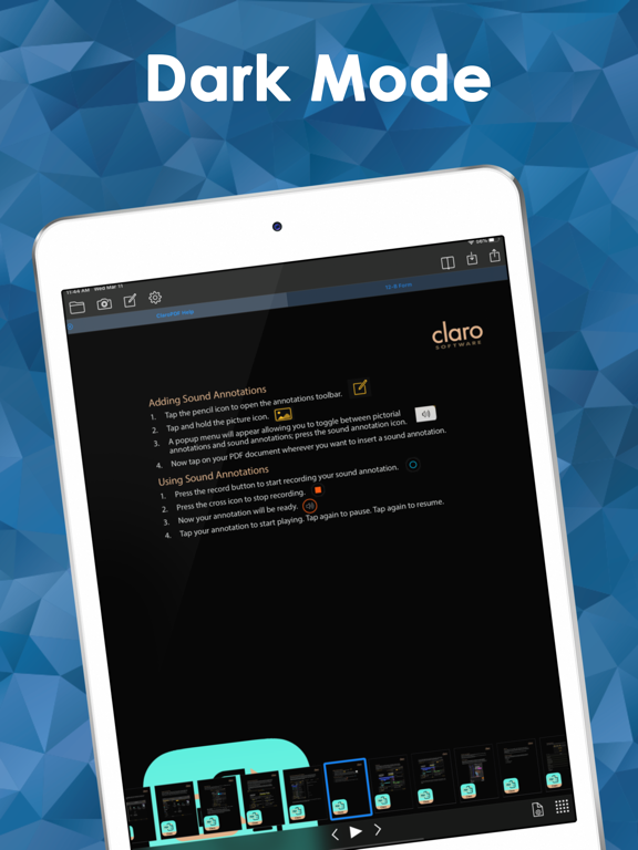 OrbitNote iPad screenshot 3 - Education app