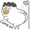 Cute duck animated icon