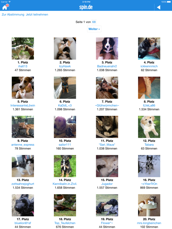 Screenshot #6 pour spin.de - Chat Community
