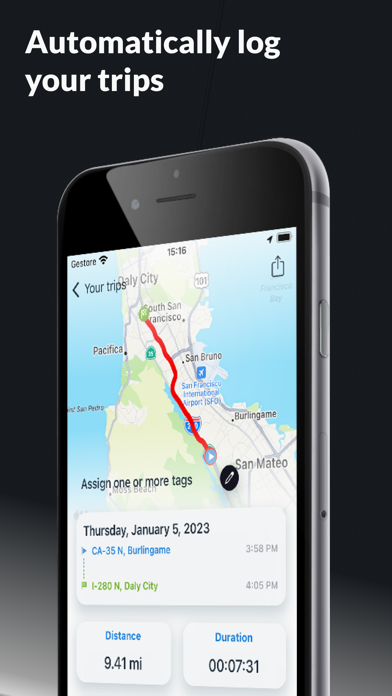 Mileage Tracker - Magica Screenshot