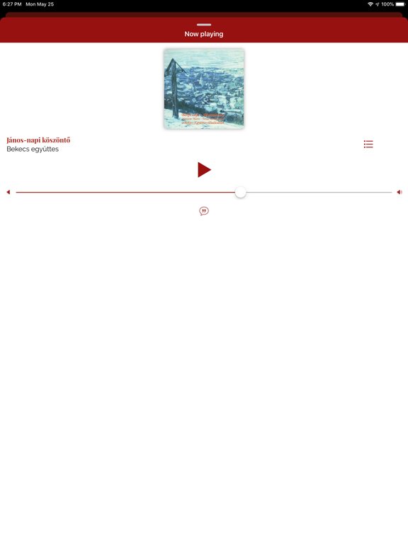 Folkrádió iPad screenshot 7 - Music app
